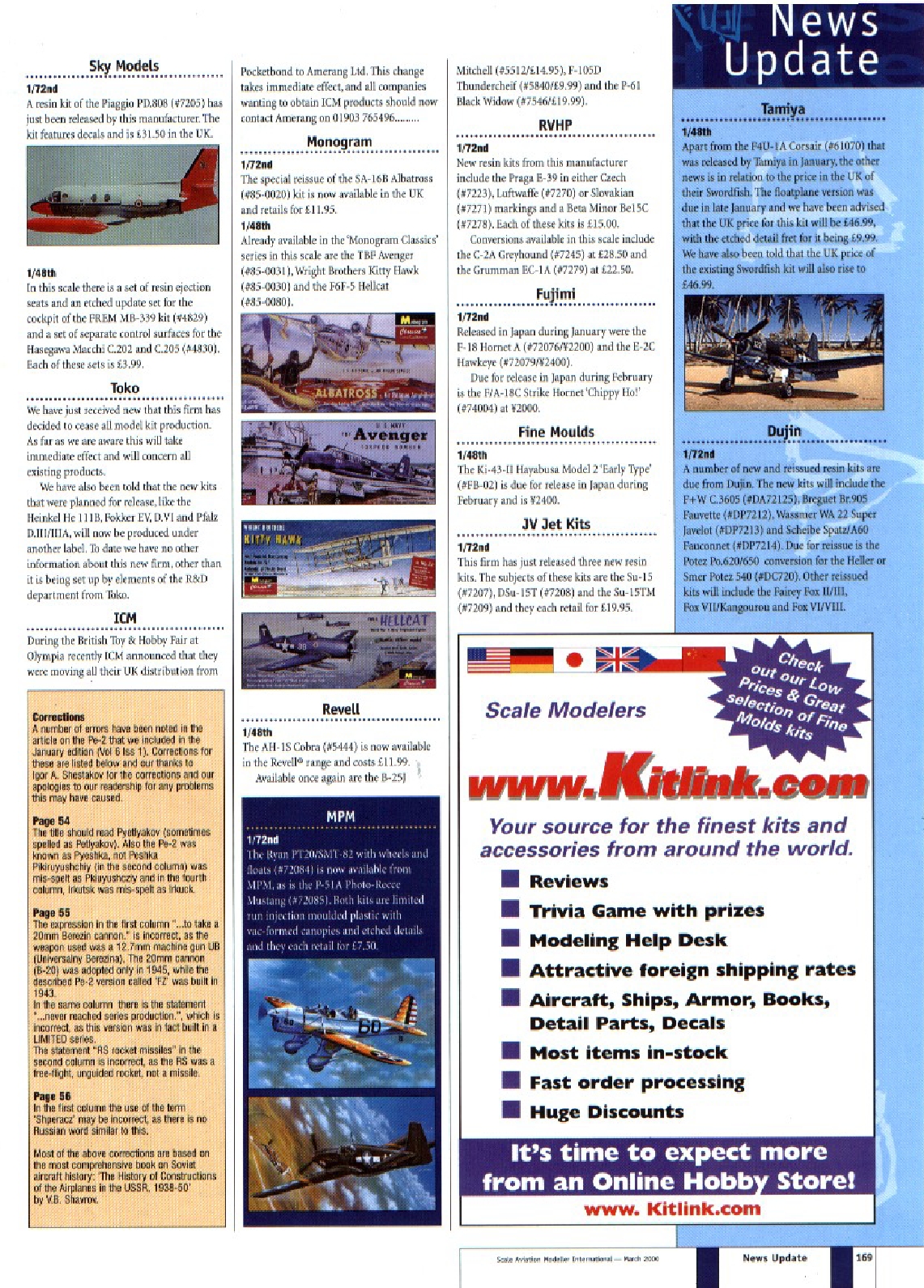 Scale Aviation Modeller International 2000-03